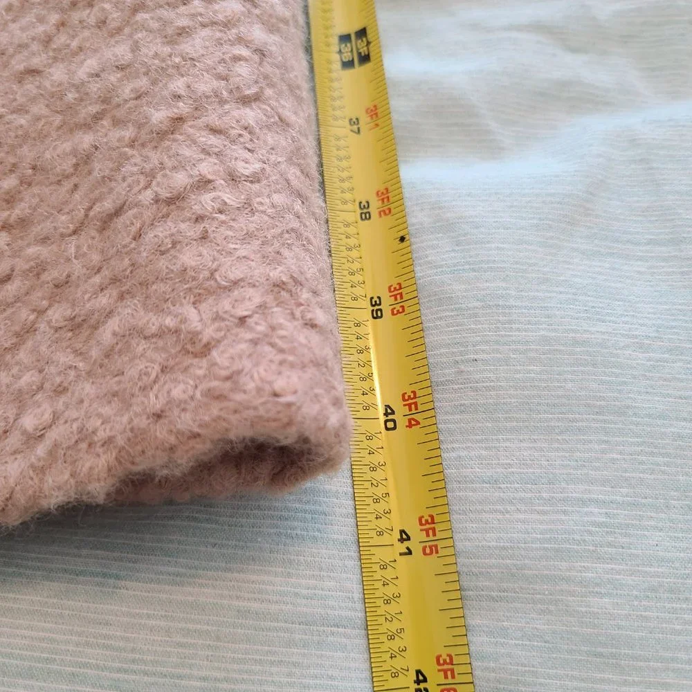 English Factory Turquoise and Tan Full Length Coat - Picture 15 of 16
